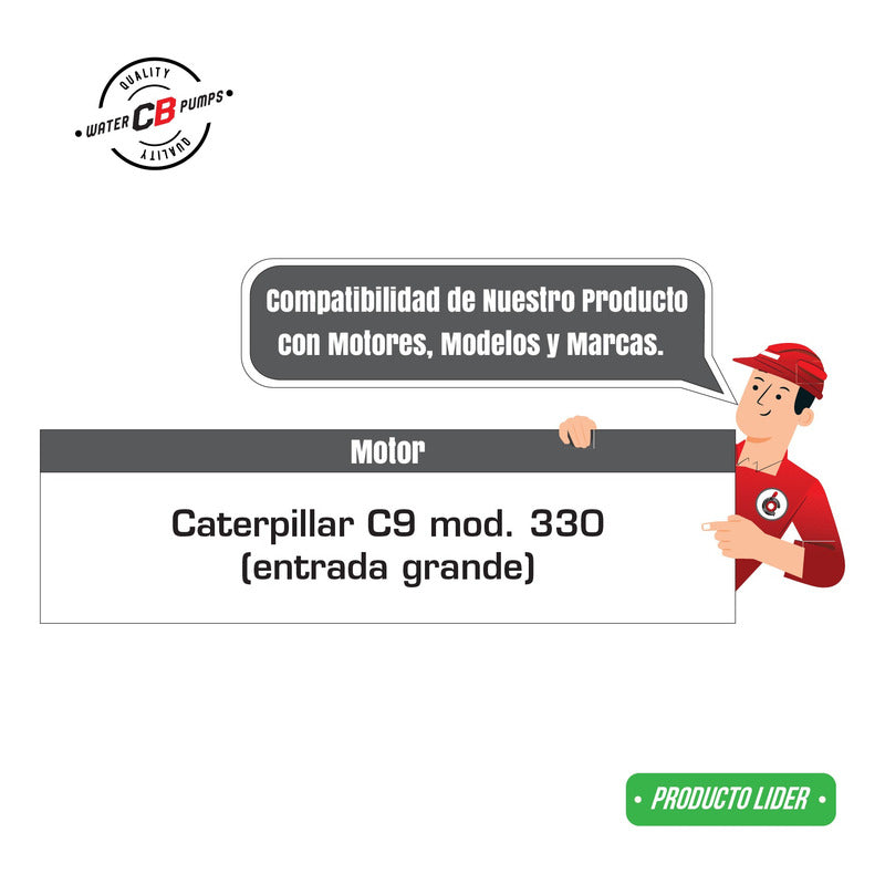Bomba De Agua Caterpillar C9 330c 330d 330cl 336d 3522125