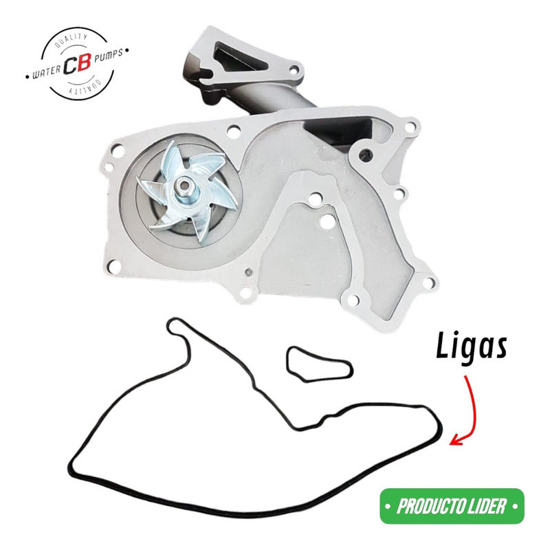 Water Pump Kia Sorento Sedona Hyundai Santa Fe 3.3l 3.8l