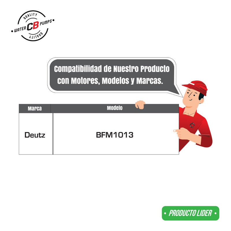 Bomba De Agua Compatible Deutz Bfm1013 Volvo 04259547