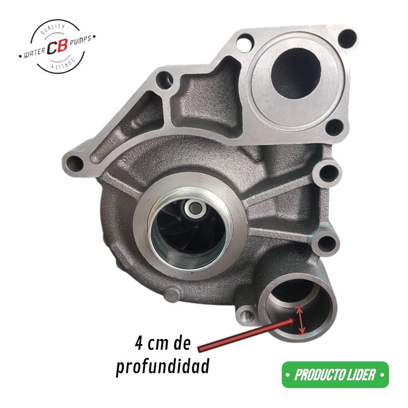Bomba De Agua Cummins Isx Egr Con Base Salida Inferior Larga