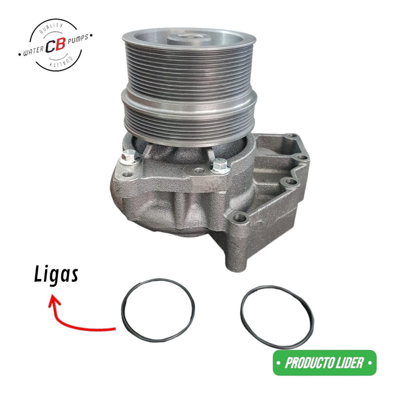Bomba De Agua Cummins Isx Egr Con Base Salida Inferior Larga