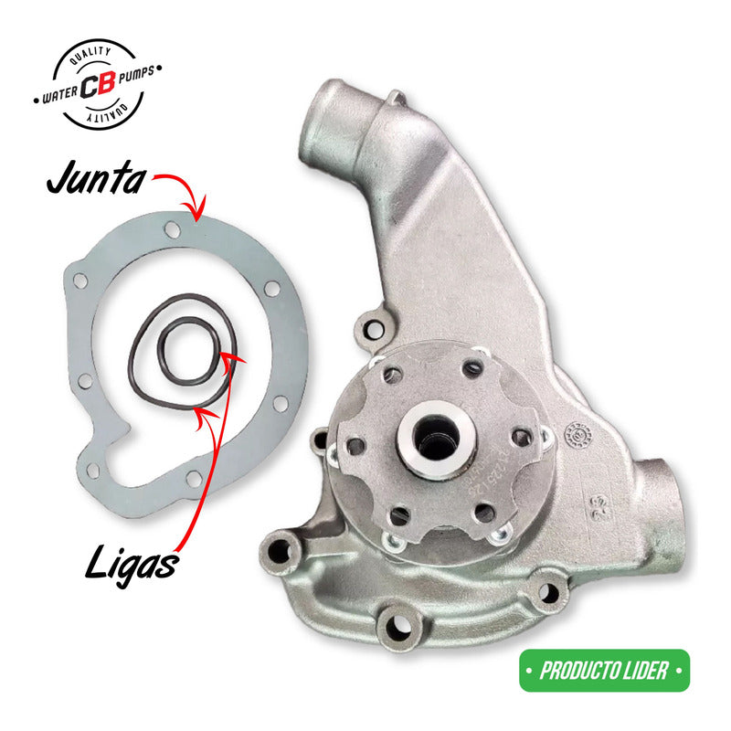 Bomba De Agua Mercedes Benz Diesel Om366 94-92 Cuello Corto