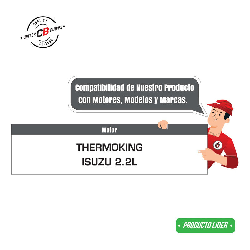 Bomba De Agua Thermo King Isuzu 2.2l