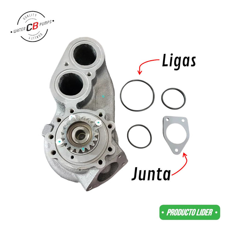 Bomba De Agua Volvo F10 F12 Td121 A25d A30d Ec330b L150 L180