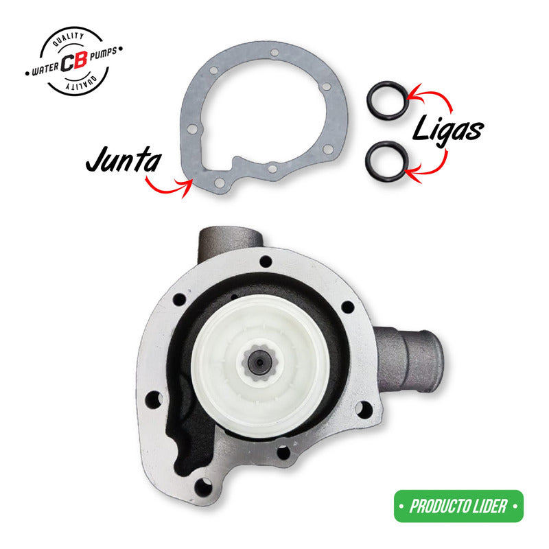 Bomba De Agua Mercedes Benz Om364 Mb-trac T2-600 T2l