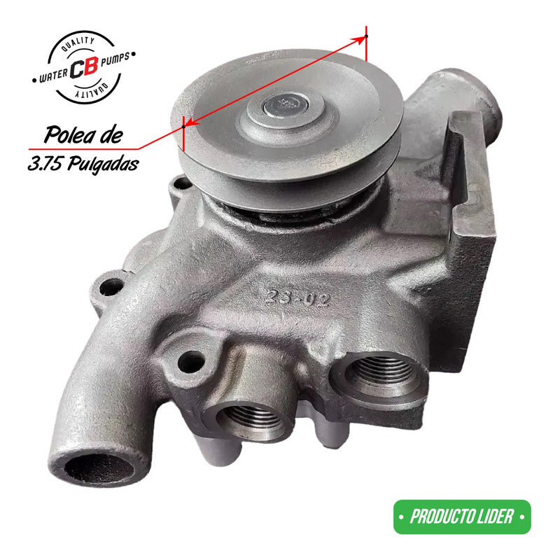Caterpillar Kodiak Type Water Pump 3.75 Pulley