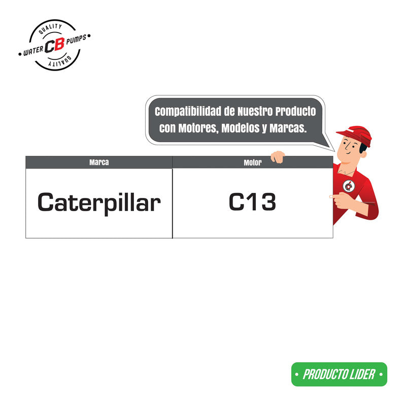 Bomba De Agua Caterpillar C13 352-0205 10r2129 228-5811