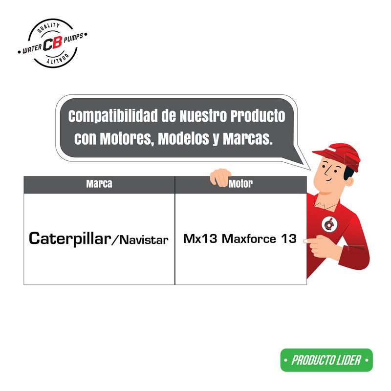 Bomba De Agua Navistar Mx13 Maxxforce 13 3007644c91