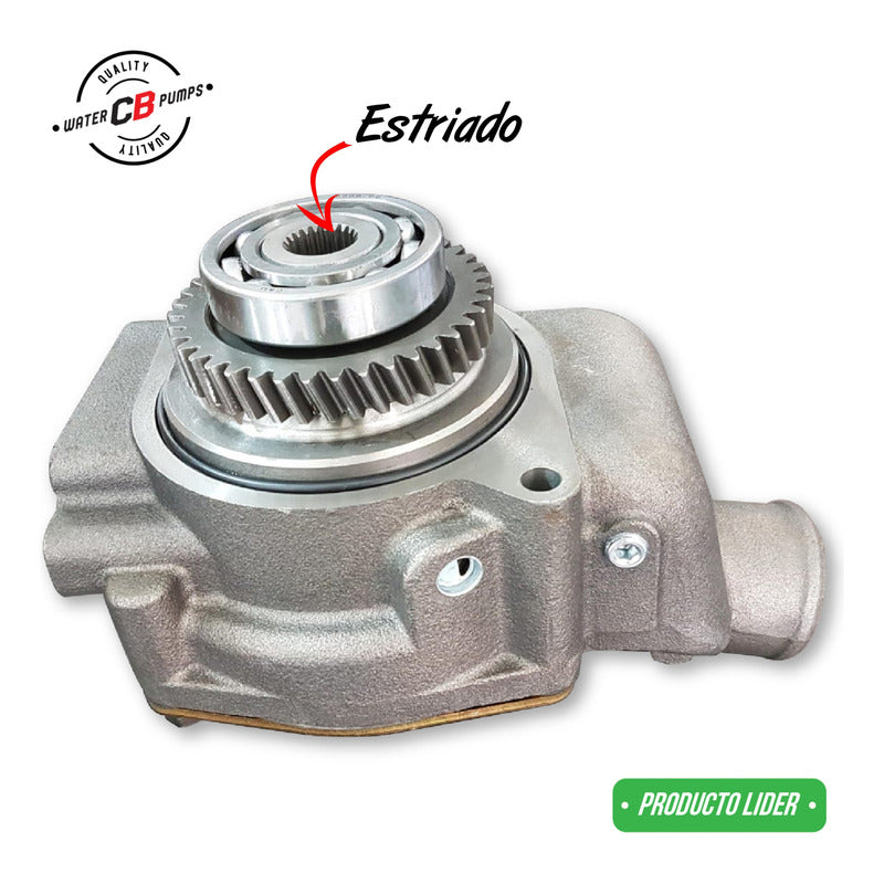 Bomba De Agua Caterpillar 3306 3304 Estriado 2w8002