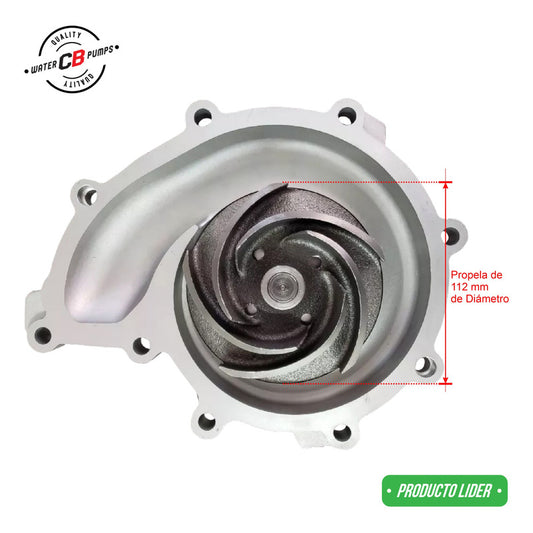 Bomba De Agua Compatible Scania 96-10 Propela 112mm Diámetro