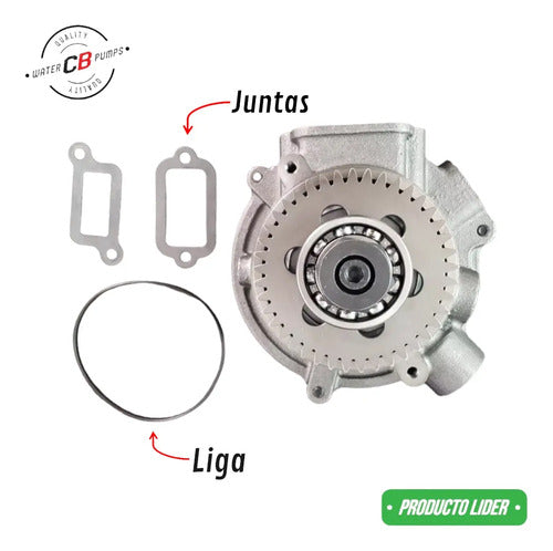 Bomba De Agua Para Caterpillar 3176 10.3l 1025844 9y4361