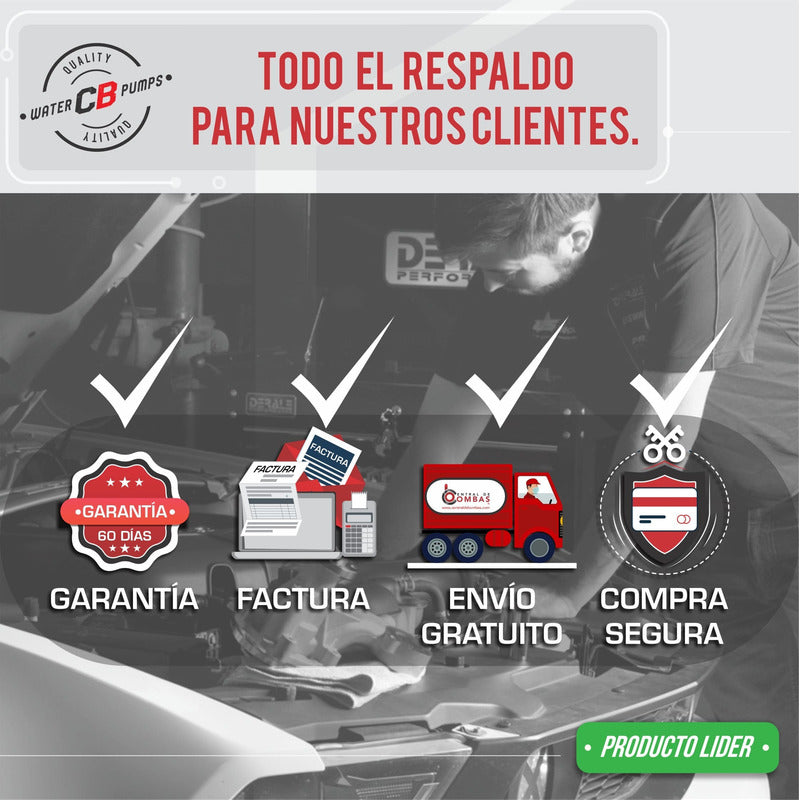 Bomba Agua Compatible Con Hyundai Kia Lancer 07-18 2.0 2.4l