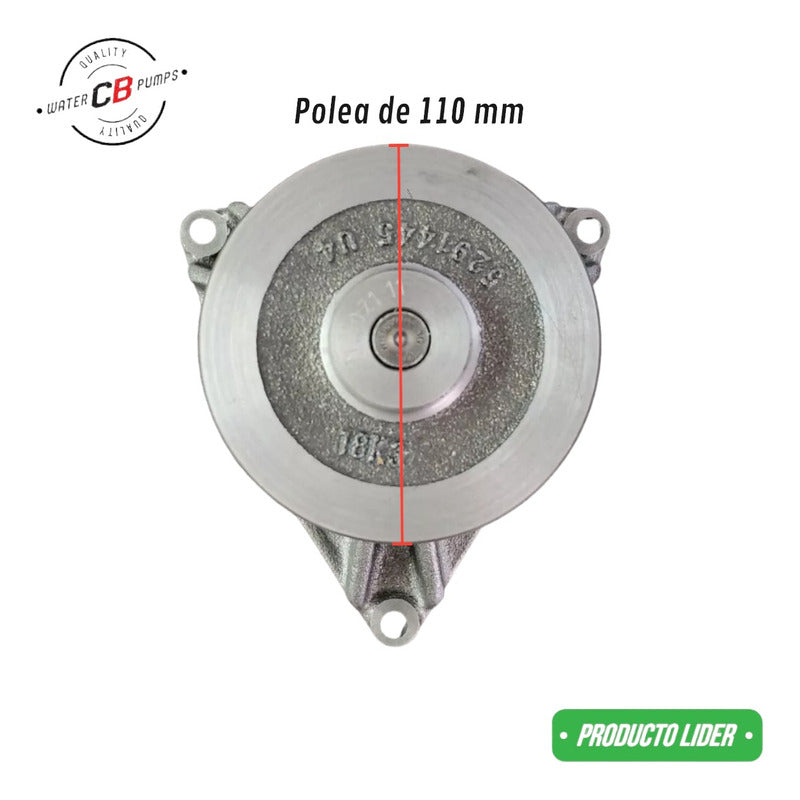 Bomba De Agua Cummins Isc 8.3l 8.9l Polea 110mm 2882044