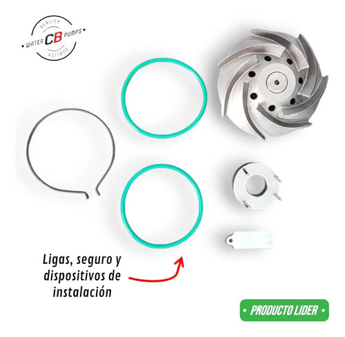 Bomba D Agua John Deere Powertech 6081 8.1 Re57154 16 Diente
