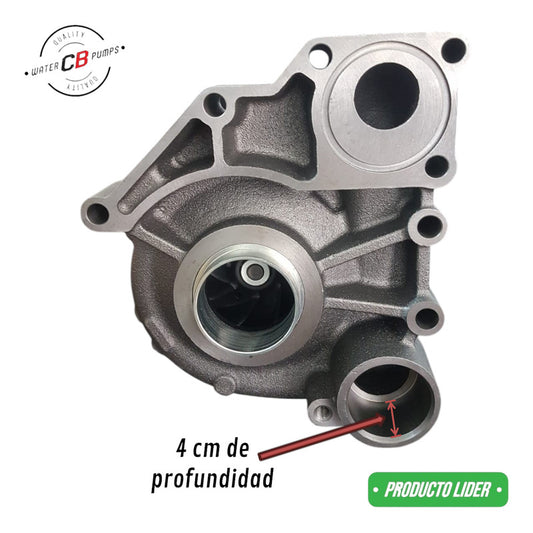 Bomba De Agua Cummins Isx Egr Con Base Salida Inferior Larga