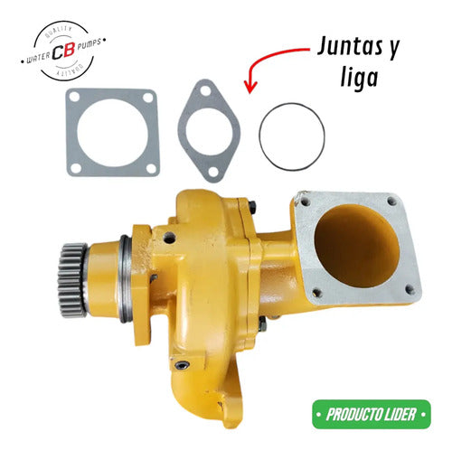 Bomba De Agua Compatible Con Cummins Qsk23 Hyundai R1200-9
