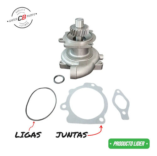 Bomba De Agua Compatible Con Cummins Ism M11 Flecha Corta