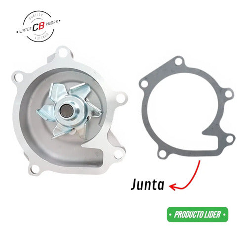 Bomba De Agua Toyota Yaris 1.3l 2003-2006 Polea 4 Tornillos