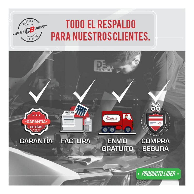 Bomba De Agua Compatible Con Cummins Isb L6 6.7l