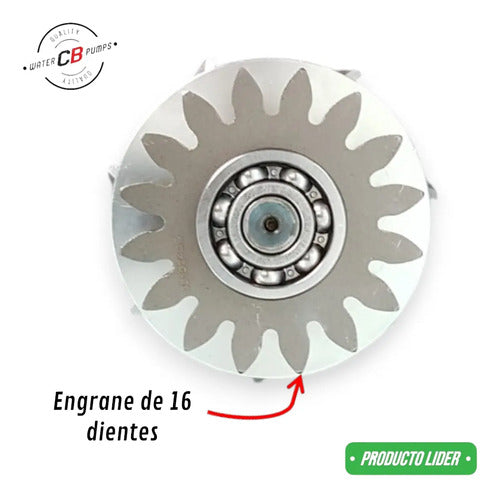 Bomba D Agua John Deere Powertech 6081 8.1 Re57154 16 Diente