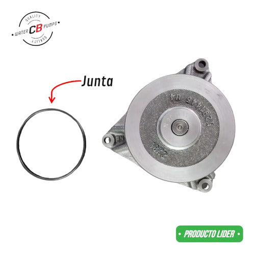 Bomba D Agua Compatible Con Cummins Isc 8.3 8.9l Polea 110mm