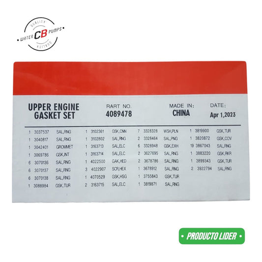 Juego De Juntas Superior Cummins M11 4089478