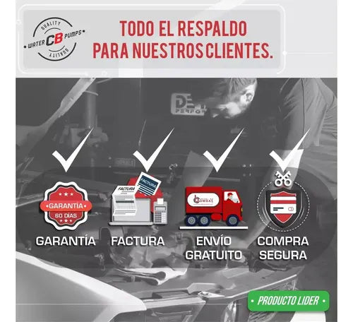 Bomba De Agua Para Cummins K38 K50 Kta38 (propela Chica)