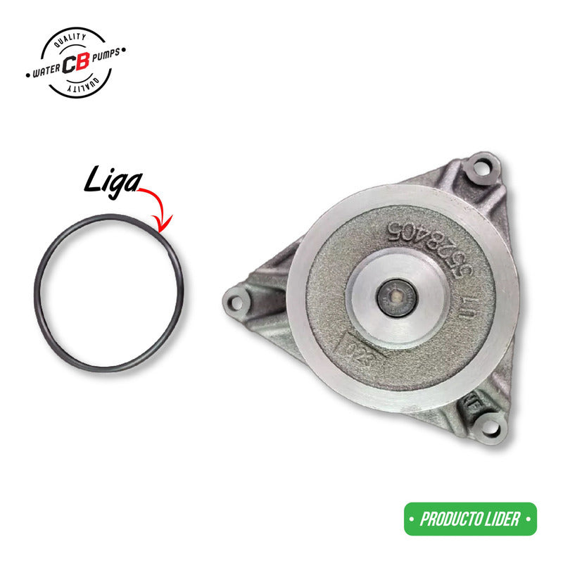 Bomba De Agua Para Paccar Cummins Isc Qsc 8.2 8.9 Polea 96mm