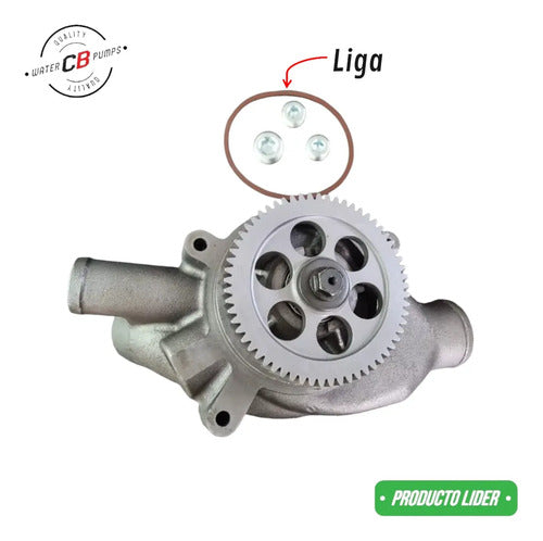 Bomba De Agua Compatible Con Detroit Serie 60 Ddiv Ddiii