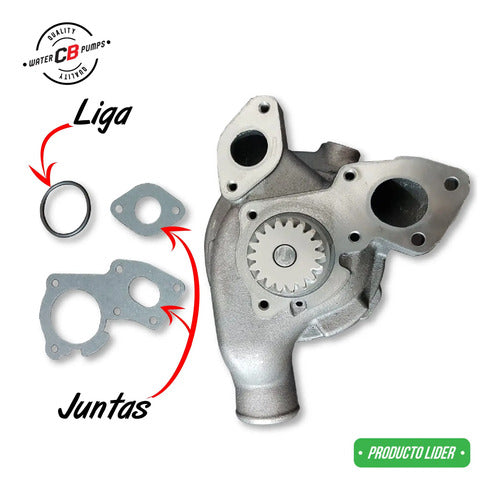 Bomba De Agua Compatible Con Motor Perkins Phaser