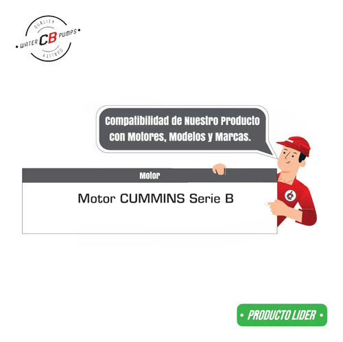 Bomba De Agua Compatible Con Cummins Serie B / 6b