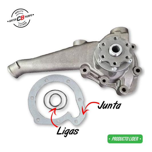Bomba De Agua Mercedes Benz Diesel Om366 94-92 Cuello Largo