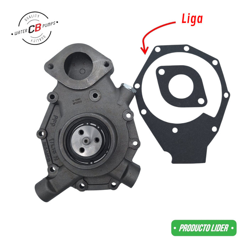 Bomba De Agua Compatible John Deere 5100 6120 6110 3 Conex.