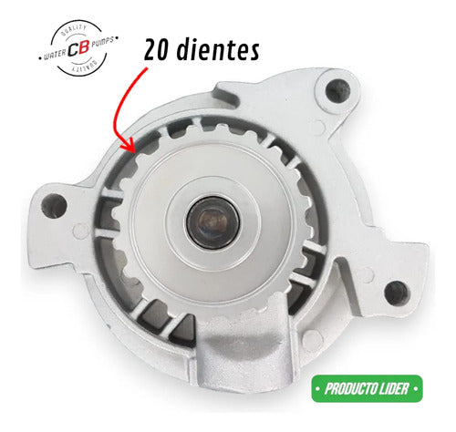 Bomba De Agua Vw Eurovan Crafter Diesel 2.5 Polea 20 Dientes