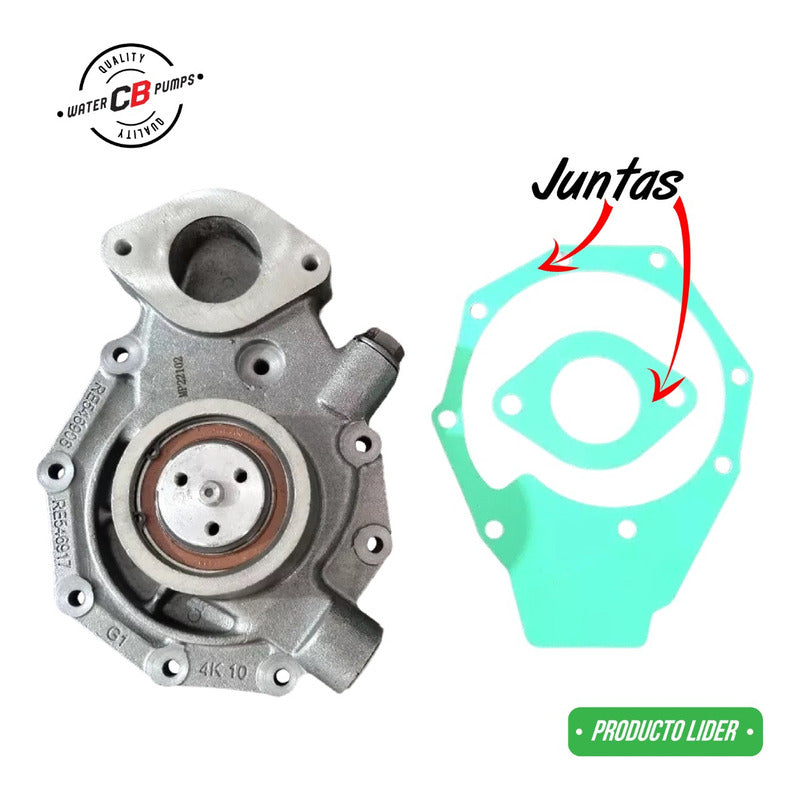 Bomba De Agua John Deere Powertech 4 Y 6 Cil
