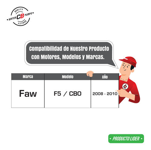 Bomba De Agua Faw 5 L4 2008 2009