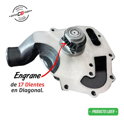 Bomba De Agua Compatible Perkins Caterpillar 1104c 1104c.44t