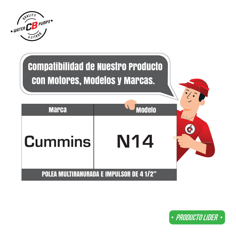 Bomba De Agua Cummins N14