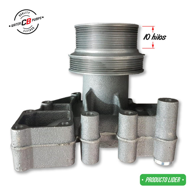 Bomba De Agua Compatible Cummins Isx (polea Chica 10 Hilos)