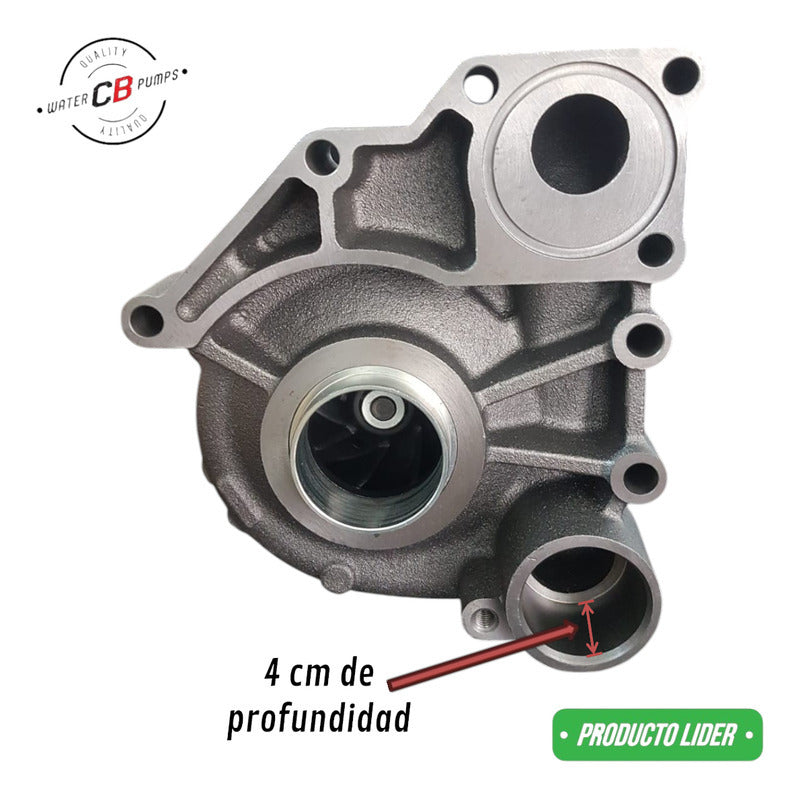 Bomba De Agua Para Cummins Isx/egr Base Salida Inf. Larga