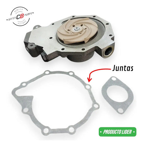 Bomba De Agua Para John Deere 4045 6068 4 Y 6 Cil Alto Flujo