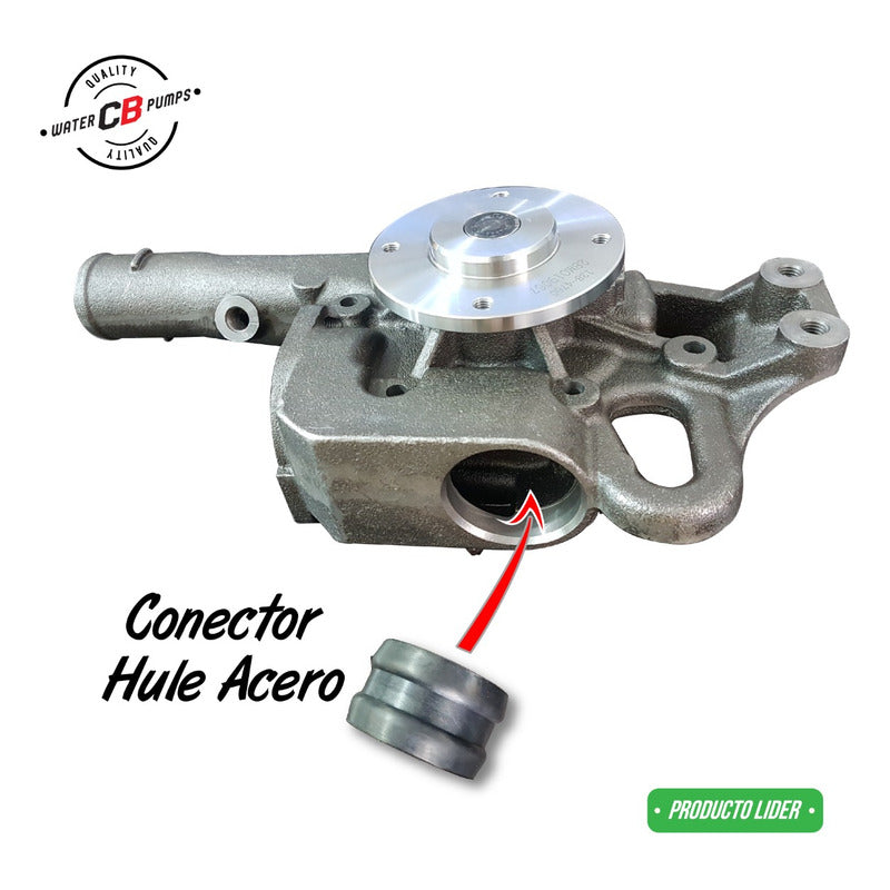 Conector Hule Acero Para Bomba Agua Mercedes Benz Om906 904