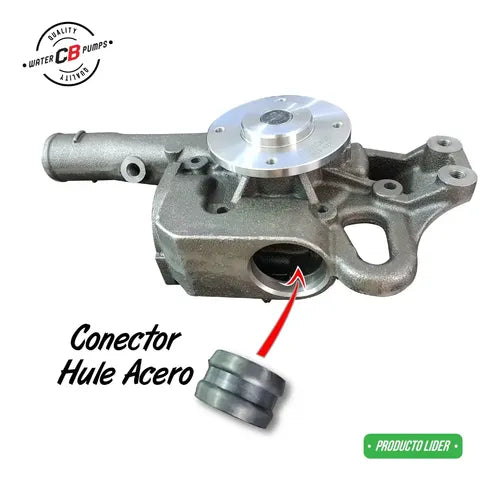 Conector Hule Acero Para Bomba Agua Mercedes Benz Om906 904